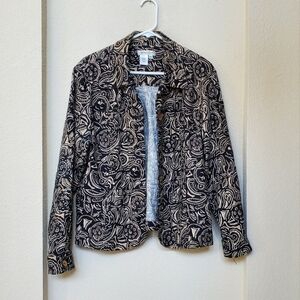 Coldwater Creek Button Up Jacket.  Size XL